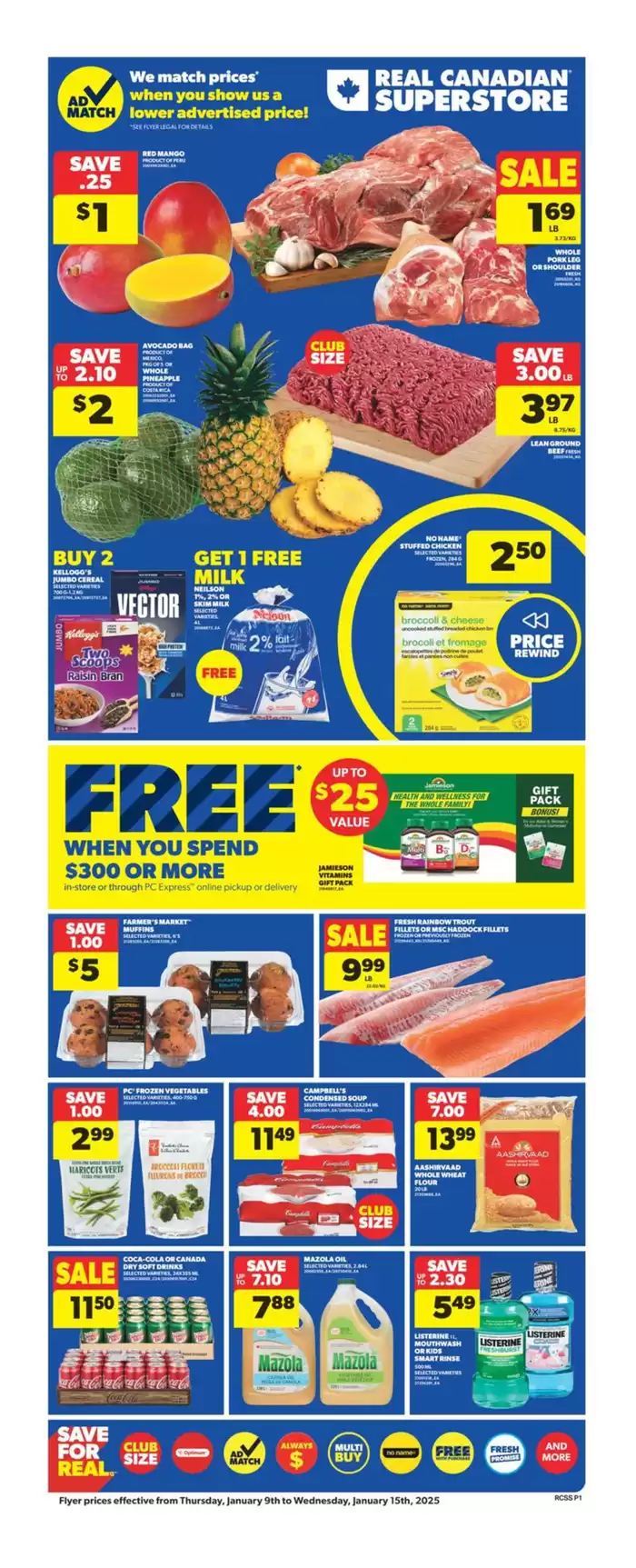 Real Canadian Superstore catalogue in Kitchener | Top deals and discounts | 2025-01-09 - 2025-01-15