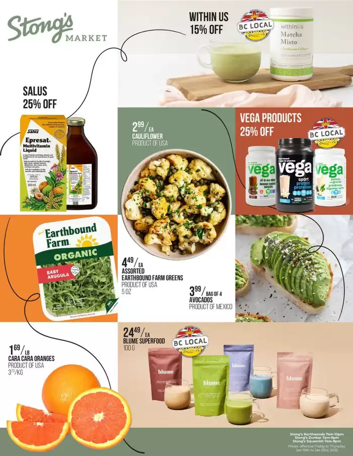 Stong's Market catalogue in Vancouver | Current deals and offers | 2025-01-10 - 2025-01-23