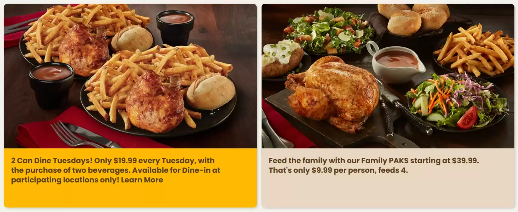 Swiss Chalet catalogue in Richmond Hill | Current deals and offers | 2025-01-10 - 2025-01-24