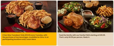 Restaurants offers in Sydney | Current deals and offers in Swiss Chalet | 2025-01-10 - 2025-01-24