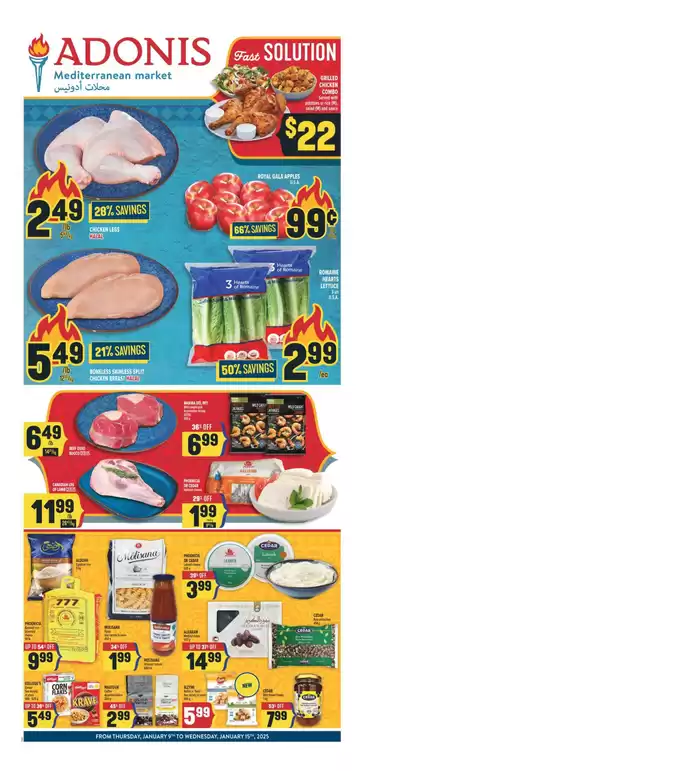 Marché Adonis catalogue in Mississauga | Wide range of offers | 2025-01-09 - 2025-01-15