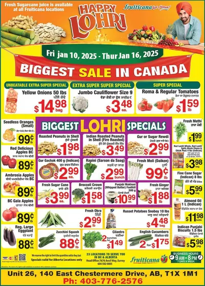 Fruiticana catalogue in Coquitlam | Special offers for you | 2025-01-11 - 2025-01-18