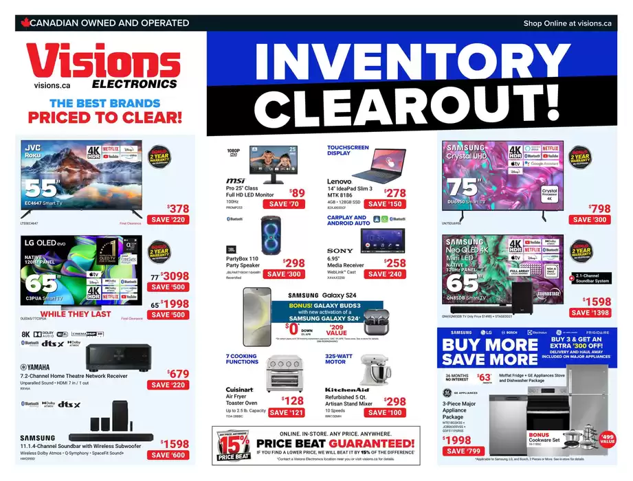 Visions Electronics catalogue in Okotoks | Flyer | 2025-01-10 - 2025-01-16