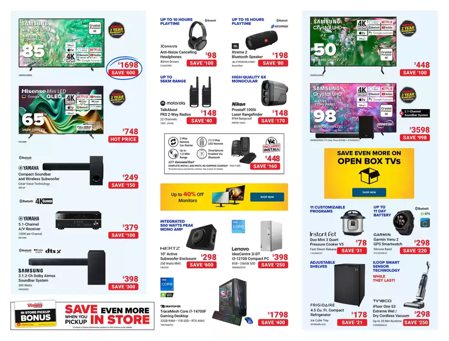 Visions Electronics catalogue in Okotoks | Flyer | 2025-01-10 - 2025-01-16