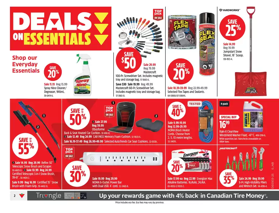 Canadian Tire catalogue in Saint John | Great offer for bargain hunters | 2025-01-10 - 2025-01-16