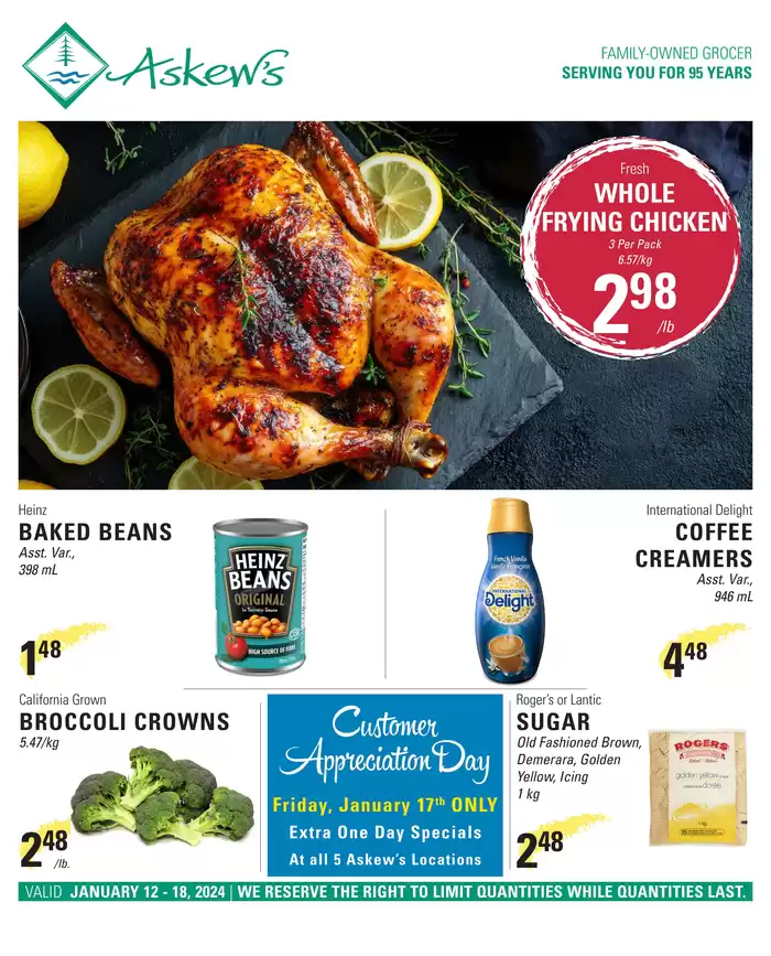 Askews Foods catalogue in Kamloops | Weekly Specials | 2025-01-13 - 2025-01-18