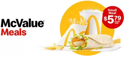 Restaurants offers in Sydney | Small Meal at $5.79 in McDonald's | 2025-01-13 - 2025-01-27