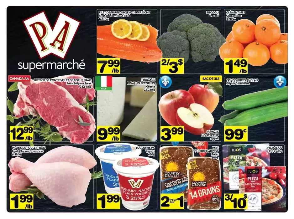 Supermarché PA catalogue in Montreal | Spéciaux de la semaine | 2025-01-13 - 2025-01-19