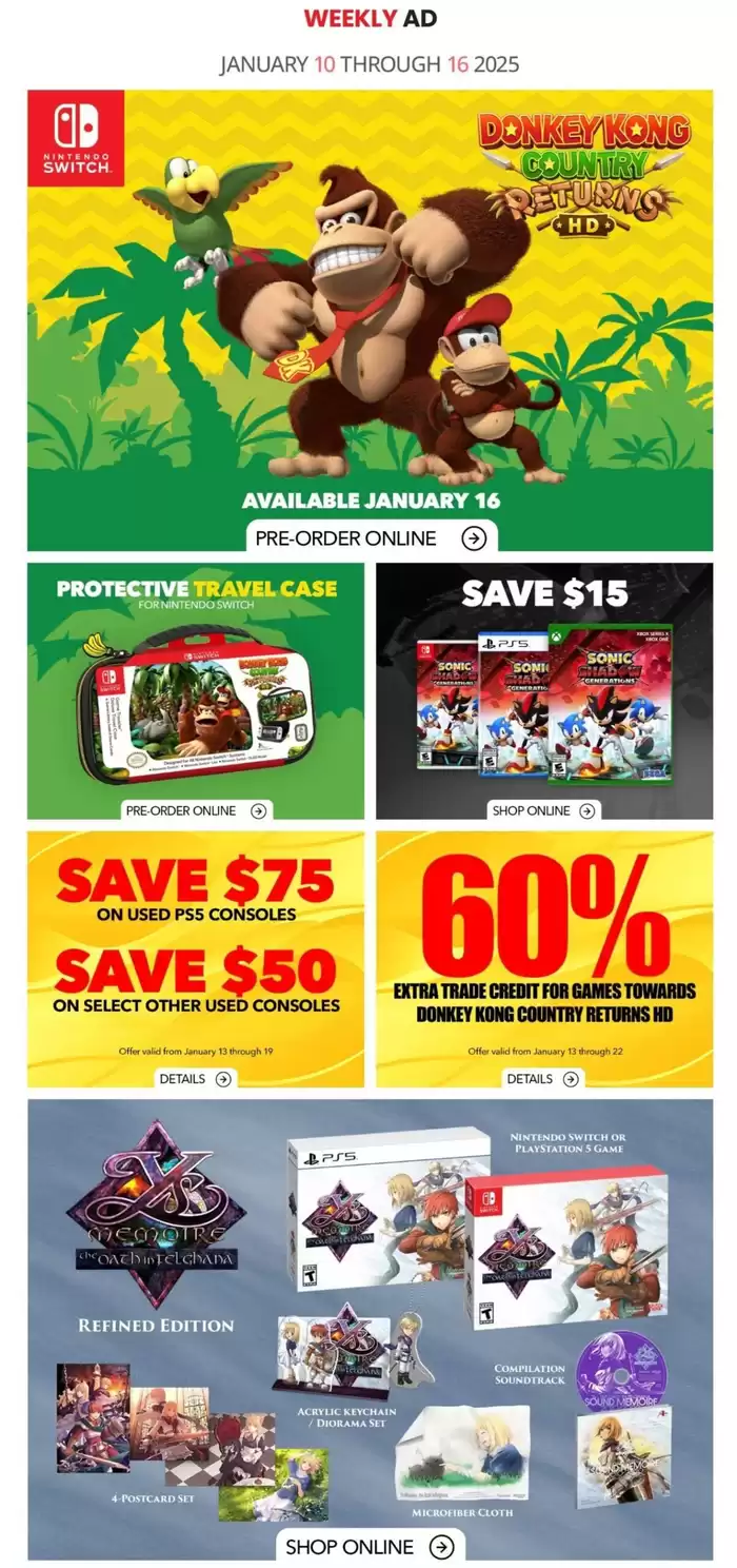 Game Stop catalogue in Scarborough | Game Stop Weekly ad | 2025-01-10 - 2025-01-16