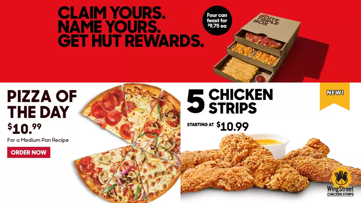 Pizza Hut catalogue in Oshawa | Current deals and offers | 2025-01-13 - 2025-01-27