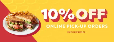 Restaurants offers in lancaster | 10% Off Sale in Denny's | 2025-01-13 - 2025-01-27