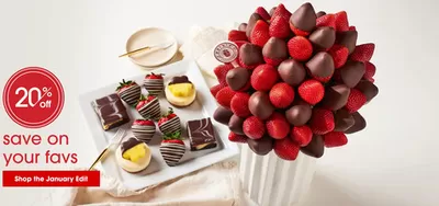 Restaurants offers in Laval | 20% Off in Edible Arrangements | 2025-01-13 - 2025-01-31