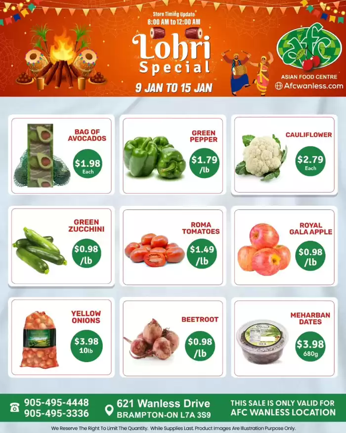 Asian Food Centre catalogue in Mississauga | Lohri Specials | 2025-01-13 - 2025-01-15