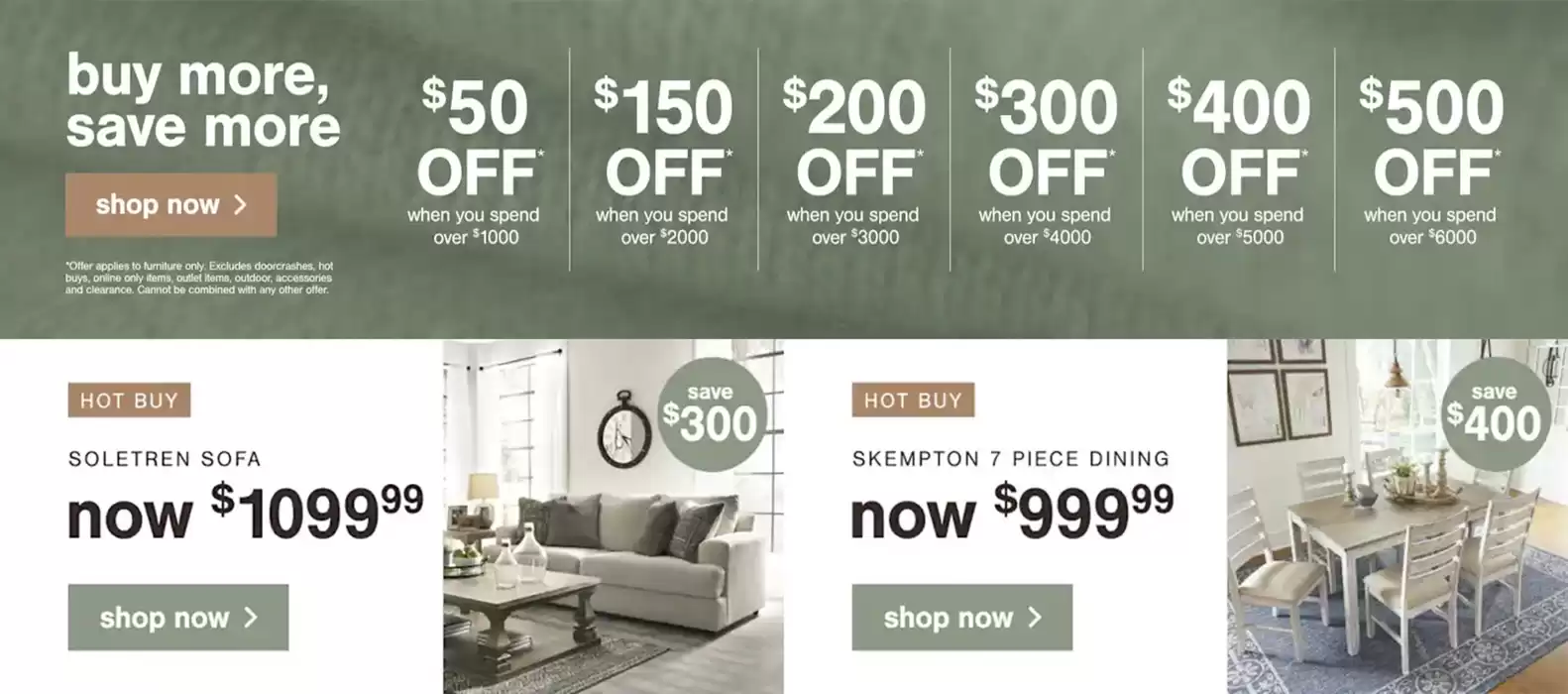 Ashley Furniture catalogue in Oshawa | Current deals and offers | 2025-01-13 - 2025-01-27