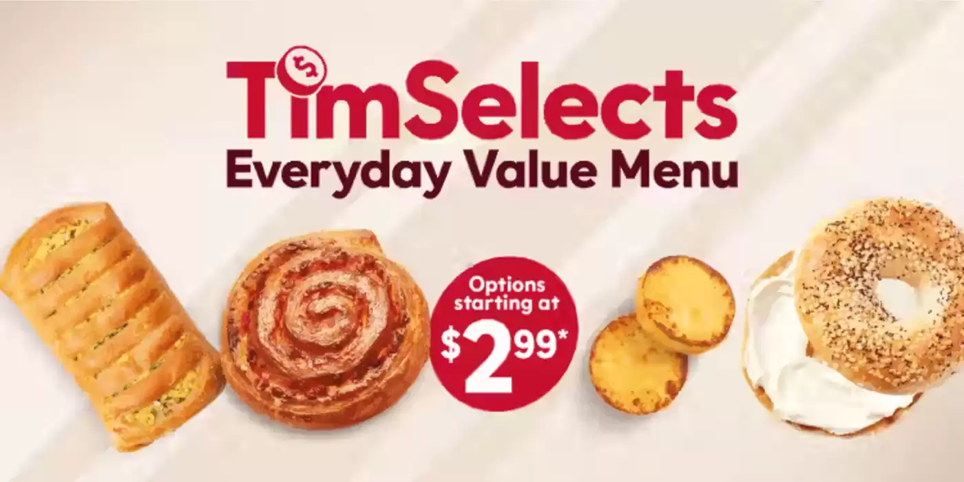 Tim Hortons catalogue in Les Îles-de-la-Madeleine | Special Offer For You | 2025-01-13 - 2025-01-27