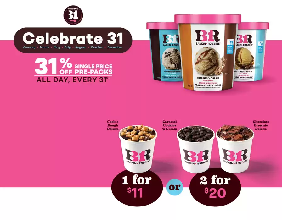 Baskin Robbins catalogue in Richmond Hill | Special Offers For You | 2025-01-14 - 2025-01-28