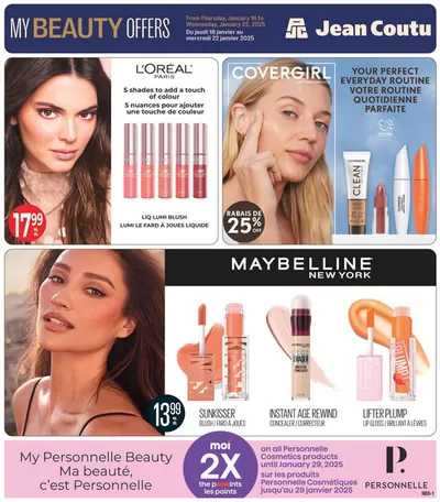 Pharmacy & Beauty offers in Drummondville | Current deals and offers in Jean Coutu | 2025-01-16 - 2025-01-22