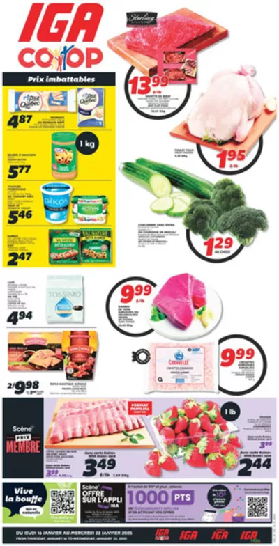 IGA Extra catalogue in Saint-Jean-sur-Richelieu | Exclusive deals for our customers | 2025-01-16 - 2025-01-22