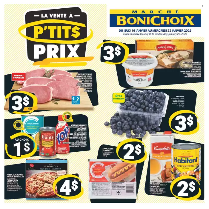 Marché Bonichoix catalogue in CAP-AUX-MEULES | Circulaire de la semaine | 2025-01-16 - 2025-01-22