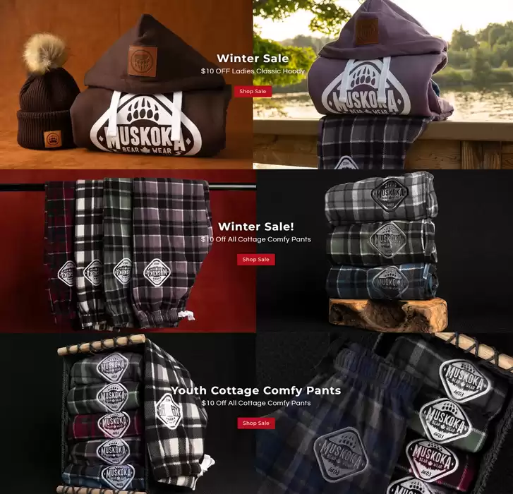 Muskoka Bear Wear catalogue in Barrie | Winter Sale 10% Off | 2025-01-14 - 2025-01-28