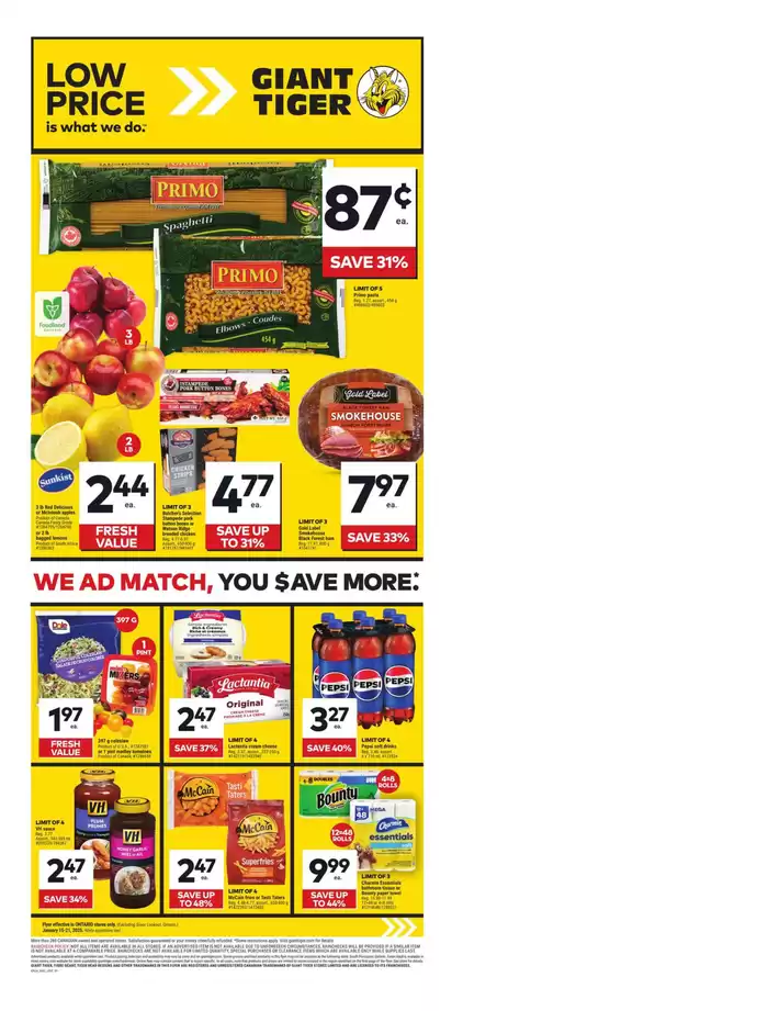 Giant Tiger catalogue in Stouffville | New offers to discover | 2025-01-15 - 2025-01-21