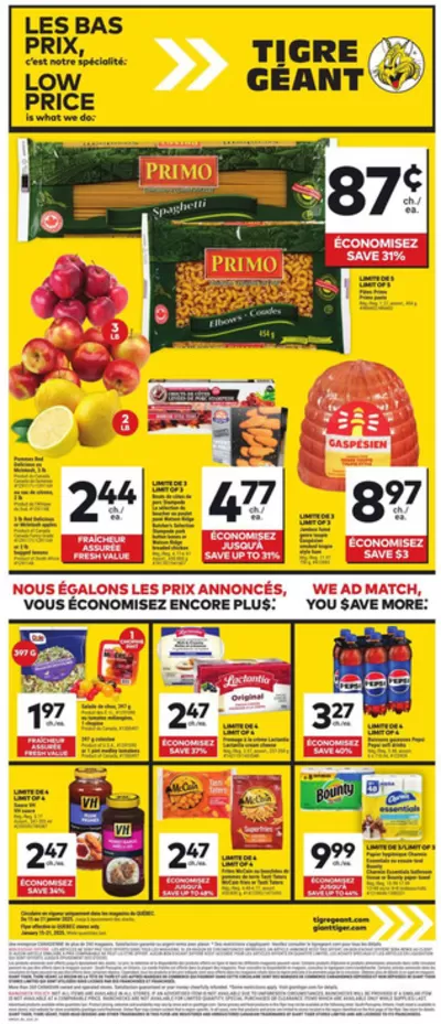 Grocery offers in Victoriaville | Top offers for all bargain hunters in Giant Tiger | 2025-01-15 - 2025-01-21