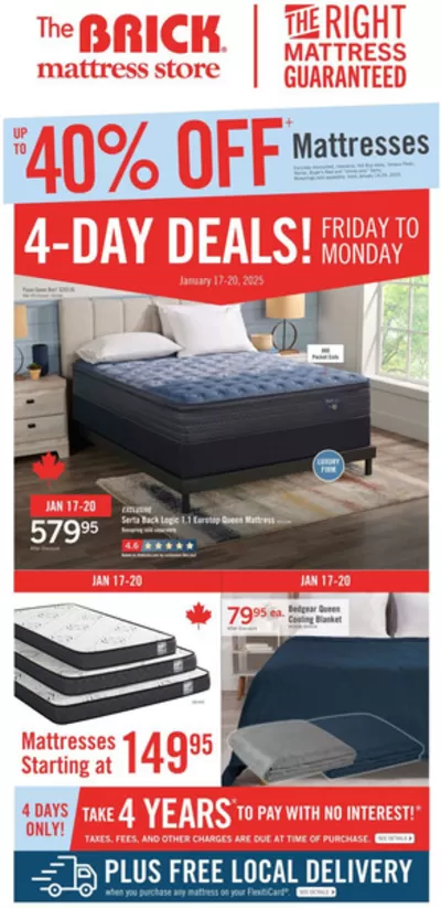 The Brick catalogue in Richmond Hill | Brick Mattress Store | 2025-01-14 - 2025-01-29