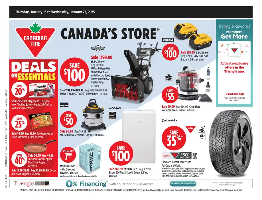 Canadian Tire catalogue in Leduc | Exclusive bargains | 2025-01-16 - 2025-01-22