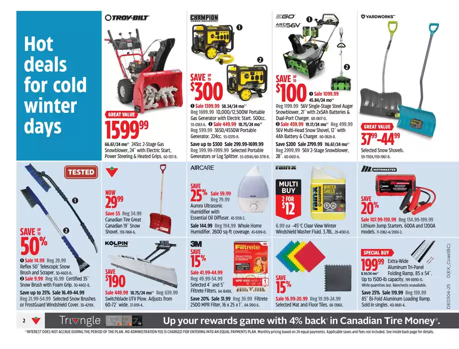 Canadian Tire catalogue in Leduc | Exclusive bargains | 2025-01-16 - 2025-01-22