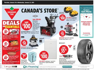 Canadian Tire catalogue in Edmonton | Exclusive bargains | 2025-01-16 - 2025-01-22