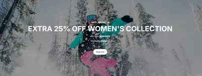 Sport offers in Mont-Tremblant | EXTRA 25% OFF WOMEN'S COLLECTION in Altitude Sports | 2025-01-14 - 2025-01-19