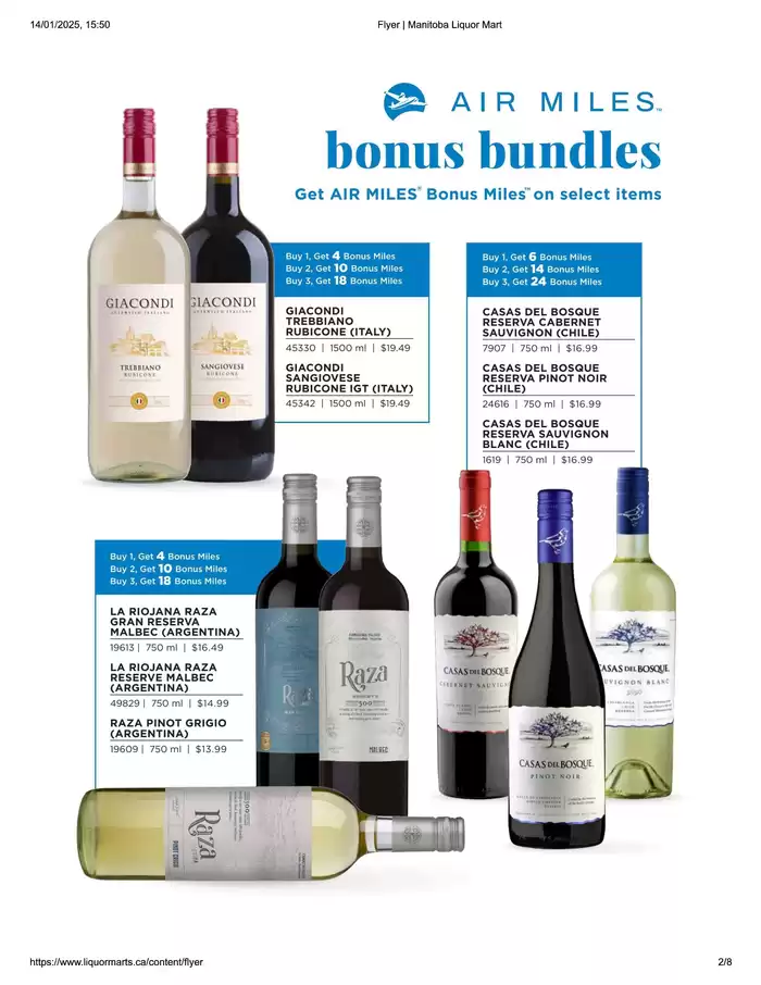 Liquor Mart catalogue in Winnipeg | Current deals and offers | 2025-01-14 - 2025-01-31