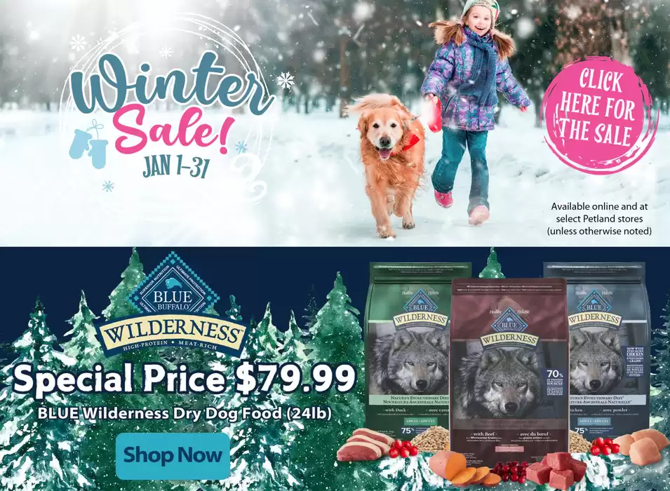 Petland catalogue in Edmonton | Winter Sale | 2025-01-14 - 2025-01-31