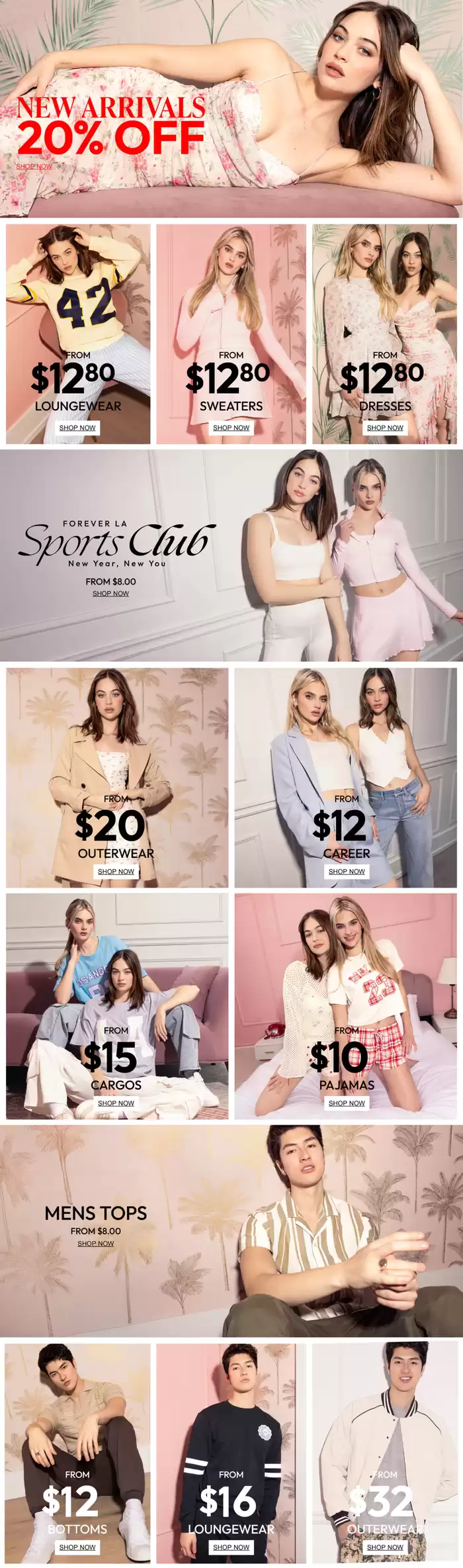 Forever 21 catalogue in Toronto | New Arrivals 20% Off | 2025-01-15 - 2025-01-29