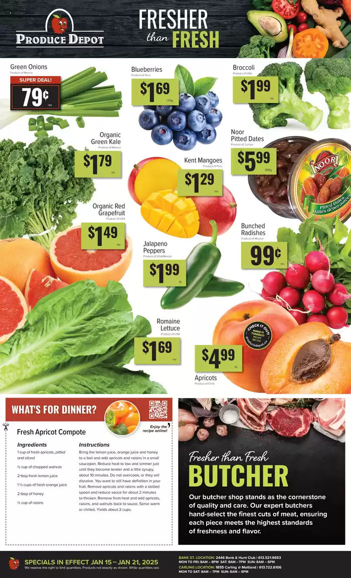 Produce Depot catalogue in Ottawa | Produce Depot | 2025-01-15 - 2025-01-22