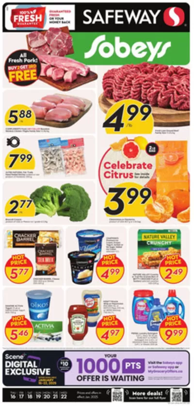 Safeway catalogue in Calgary | Great offer for bargain hunters | 2025-01-16 - 2025-01-22