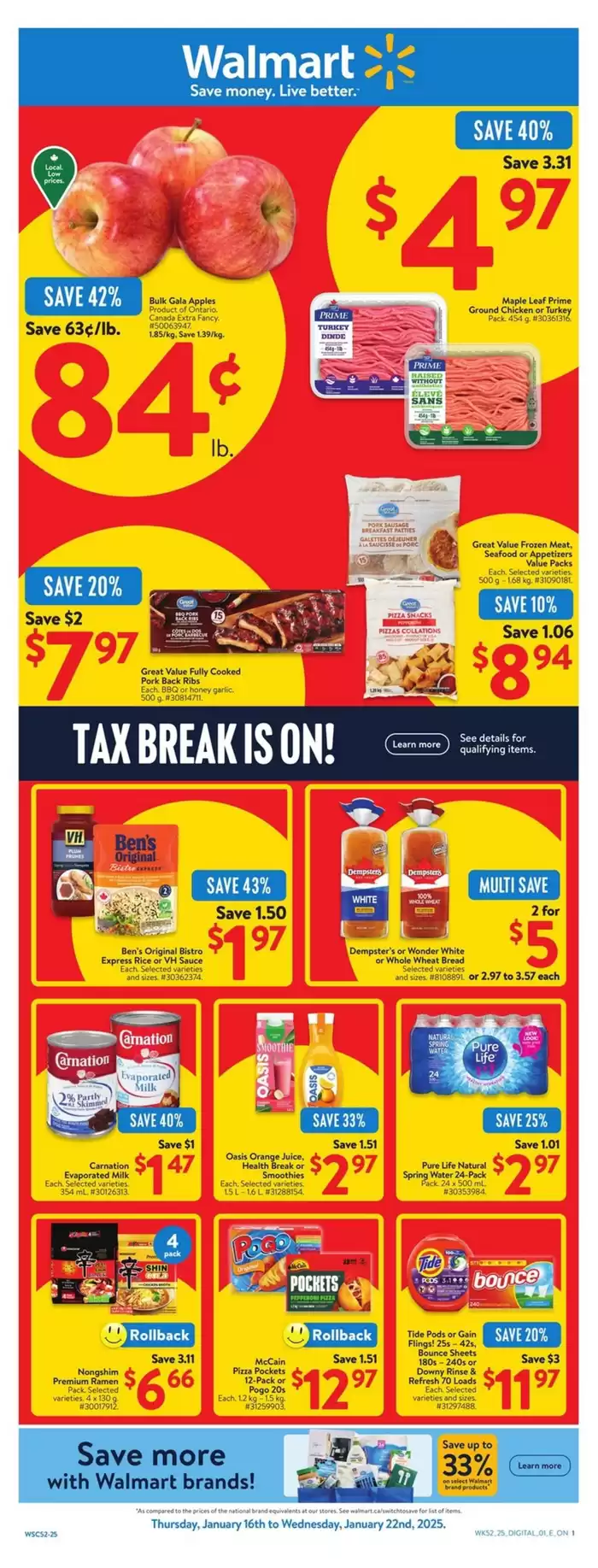 Walmart catalogue in Gatineau | Walmart flyer | 2025-01-16 - 2025-01-22