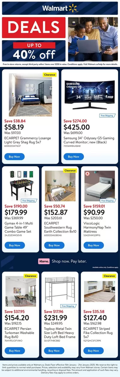 Walmart catalogue in Gatineau | Exclusive bargains | 2025-01-16 - 2025-01-22