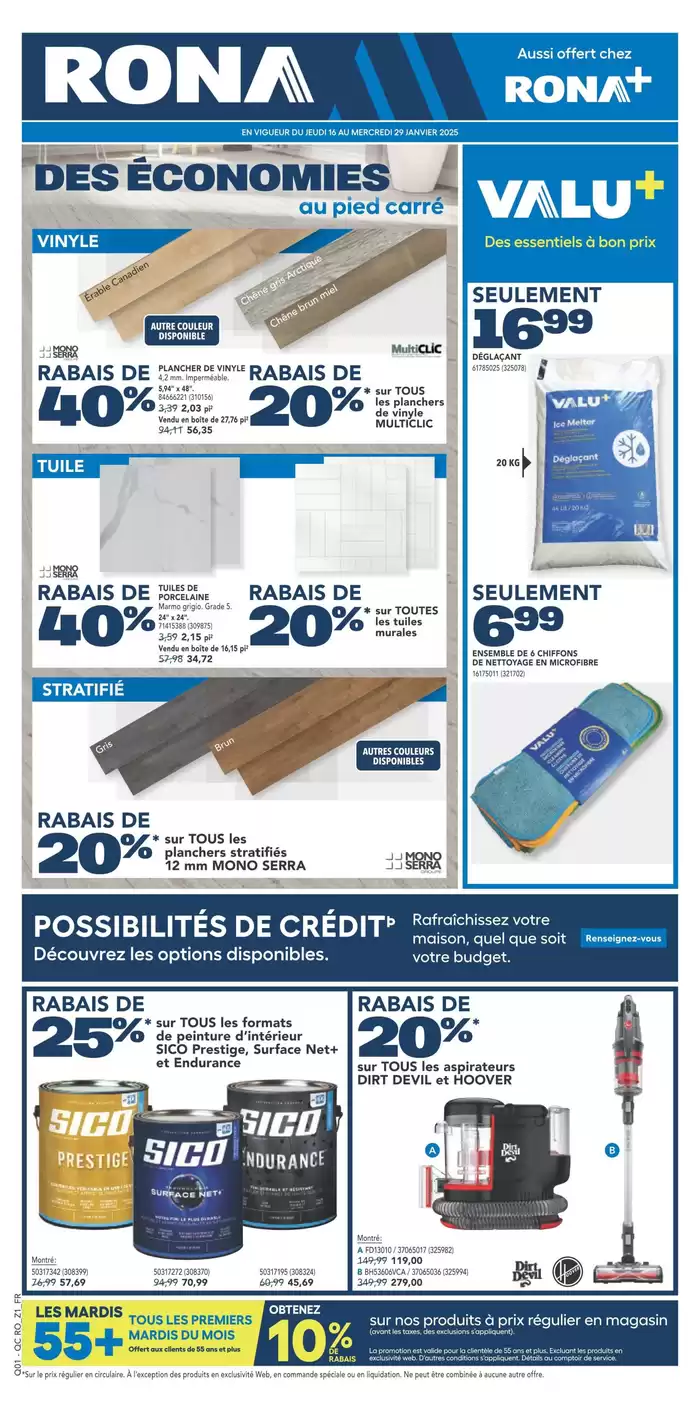 RONA catalogue in Drummondville | Top offers for smart savers | 2025-01-16 - 2025-01-22