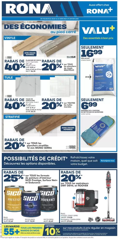 RONA catalogue in Havre-Aubert QC | Top offers for smart savers | 2025-01-16 - 2025-01-22