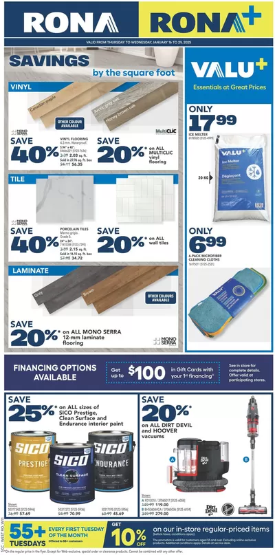 Garden & DIY offers in Prince Rupert | Our best offers for you in RONA | 2025-01-16 - 2025-01-22