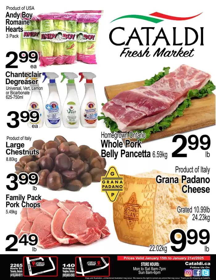 Cataldi catalogue in Toronto | Exclusive deals and bargains | 2025-01-15 - 2025-01-22