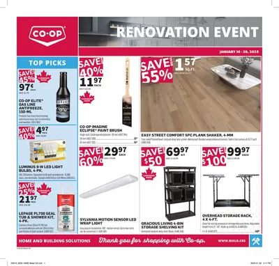 Home & Furniture offers in Tisdale | Our best offers for you in Co-op Home Centre | 2025-01-16 - 2025-01-29