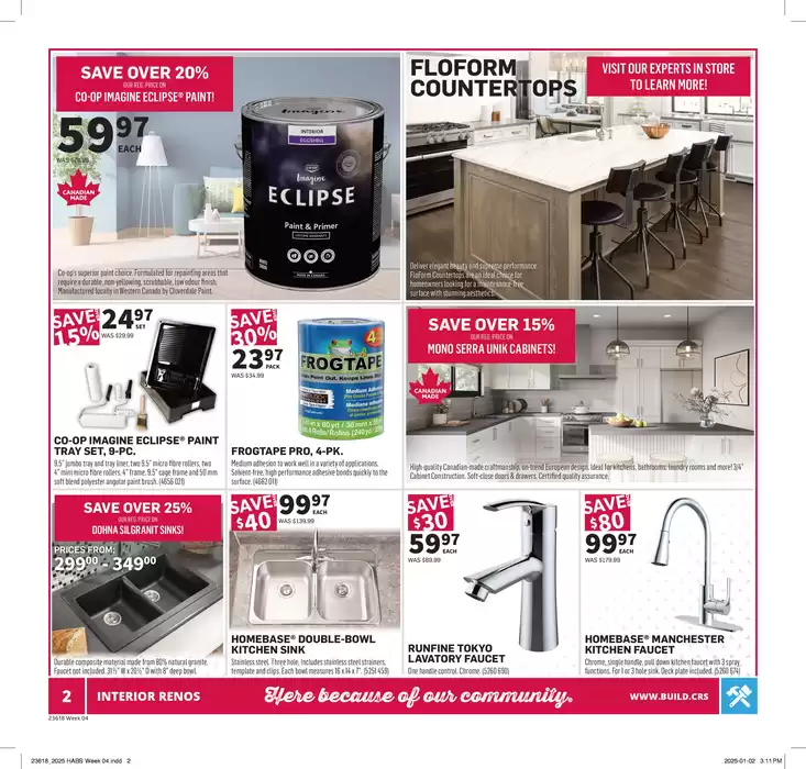 Co-op Home Centre catalogue in Spruce Grove | Save now with our deals | 2025-01-16 - 2025-01-29