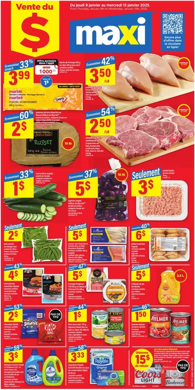 Maxi catalogue in Shawinigan | Weekly Flyer -Hybris | 2025-01-09 - 2025-01-15