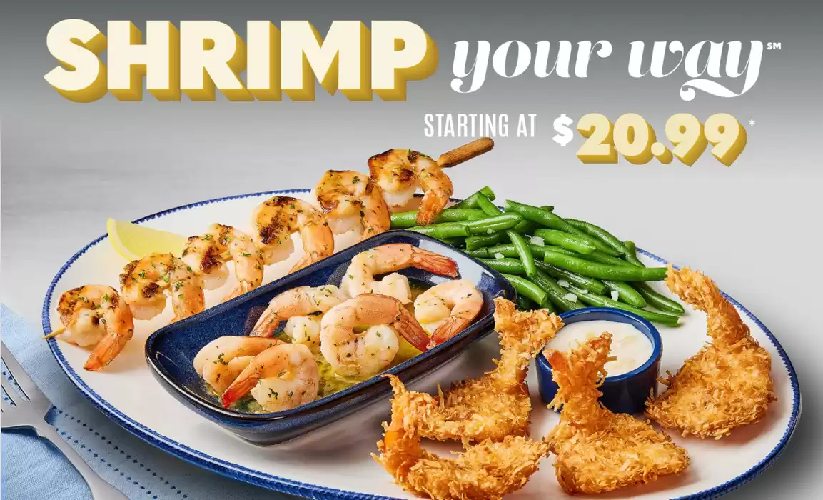 Red Lobster catalogue in Edmonton | SHRIMP YOUR WAY STARTING AT $20.99 | 2025-01-15 - 2025-01-29