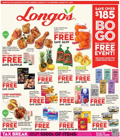 Longo's catalogue in Markham | Weekly Flyer | 2025-01-16 - 2025-01-22