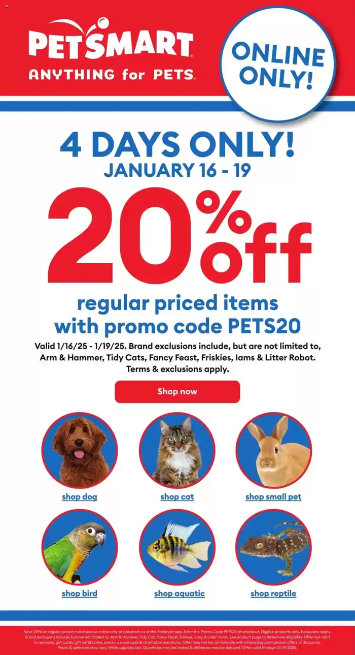 Petsmart catalogue in Sydney | Petsmart weekly flyer | 2025-01-16 - 2025-01-19