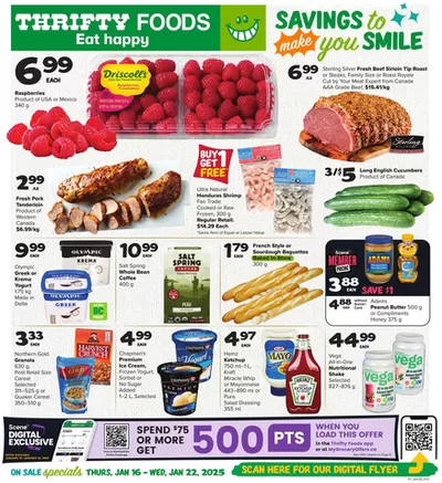 Grocery offers in Sydney | Exclusive bargains in Thrifty Foods | 2025-01-16 - 2025-01-22