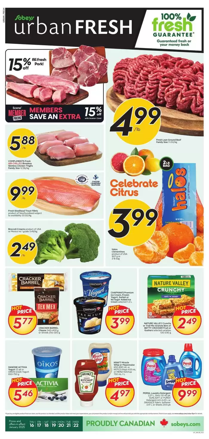 Sobeys catalogue in Sydney | Discounts and promotions | 2025-01-16 - 2025-01-22